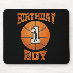 1. Geburtstag Outfit Boy Basketball 1 Jahr Ol Mousepad
