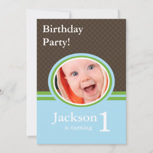 1. Geburtstag-Party Einladung