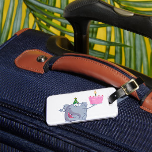 1. Geburtstag Party Elephant Luggage Tags Gepäckanhänger