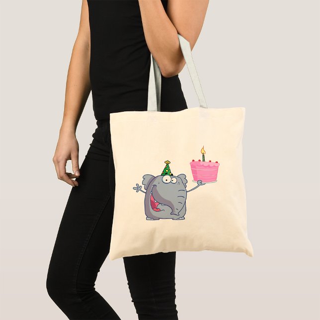 1. Geburtstag Party Elephant Tote Bag Tragetasche (Von Creator hochgeladen)