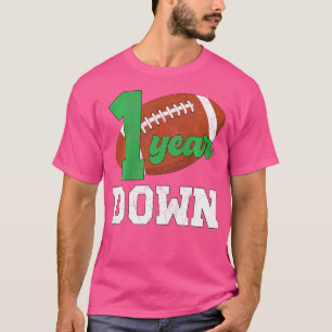 1. Geburtstag Party Football Boy Ein Jahr alter Fu T-Shirt