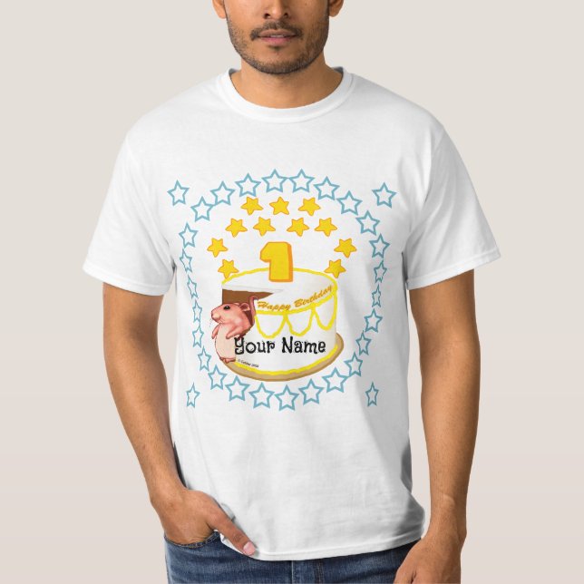 1. Geburtstag Party Maus Geburtstag T - Shirt (Vorderseite)