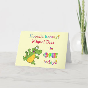 1. Geburtstag personifizieren für Mädchen oder Karte