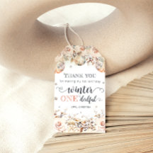 1. Geburtstag Pink Winter Wonderland