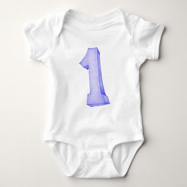 1. Geburtstag Säugling T - Shirt (Vorderseite)