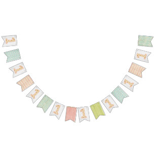 1. Geburtstag Shabby Chic Rose Rustikales Holz Flo Wimpelkette