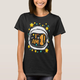 1. Geburtstag T Boys 1 Jahr Geburtstag Weltraum As T-Shirt