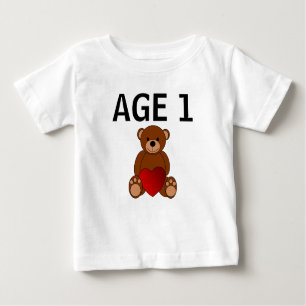 1. GEBURTSTAG TEDDY BEAR BABY T - SHIRT