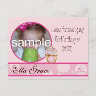 1. Geburtstag Vielen Dank Karte