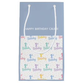 1. Geburtstags-Geschenktasche, Erster Geburtstag  Kleine Geschenktüte
