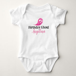 1. Geburtstags-Gespenst-Baby-Party-Shirt-Body Baby Strampler