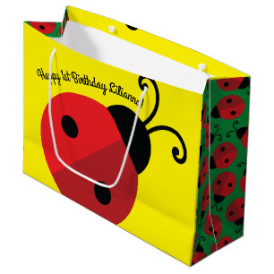 1. Geburtstags-Party Damen-Bug Cute Große Geschenktüte