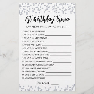 1. Geburtstags-Trivia-Spiel