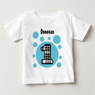 1. Geburtstagsblasen 1 Jahr alt V10Q Baby T-shirt