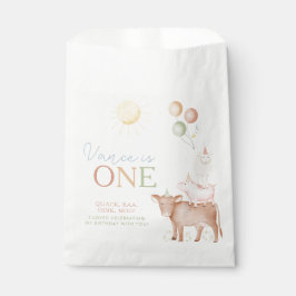 1. Geburtstagsfarm Animals Barnyard Party Boys Geschenktütchen