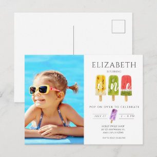 1. Geburtstagsfoto Geburtstagsfeier Postkarte