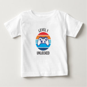 1. GeburtstagsGamer Stufe 1  Baby T-shirt