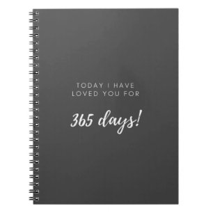 1. Geburtstagsgeschenk für Boyfriend Girlfriend Notizblock