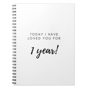 1. Geburtstagsgeschenk für Boyfriend Girlfriend Notizblock