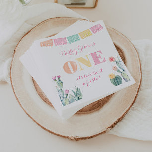 1. Geburtstagsjubiläum, Taco Über eine erste Fiest Serviette