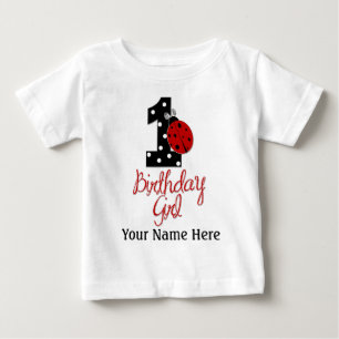 1. Geburtstagskarl - Lady Bug - 1 - Ladybug Baby T-shirt