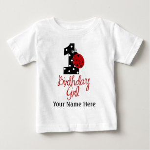 1. Geburtstagskarl - Lady Bug - 1 - Ladybug Baby T-shirt