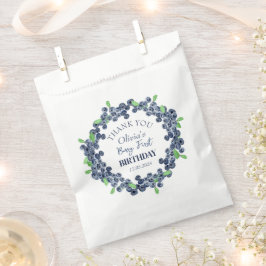 1. Geburtstagsparty Blueberry Baby Girl Geschenktütchen