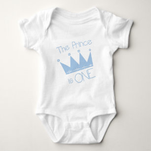 1. Geburtstagst-shirts und -geschenke Prinz-Crown Baby Strampler