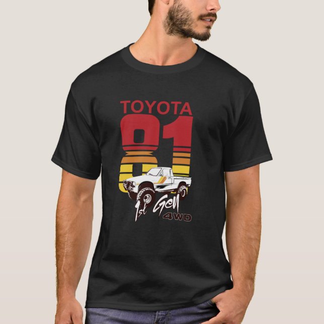 1. Generation Toyota Truck 4WD 1981 T-Shirt (Vorderseite)