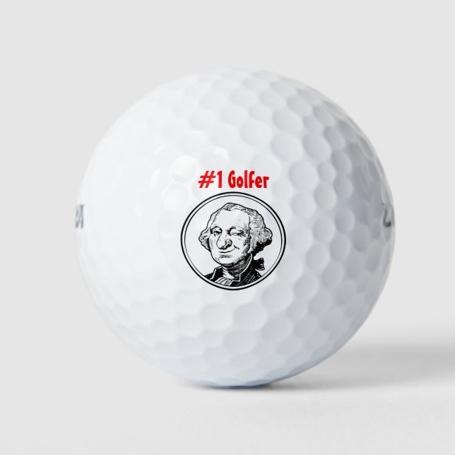 1 Golfer Golfball (Vorderseite)