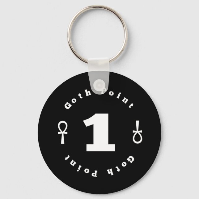 1 Goth Point Keychain Schlüsselanhänger (Vorderseite)