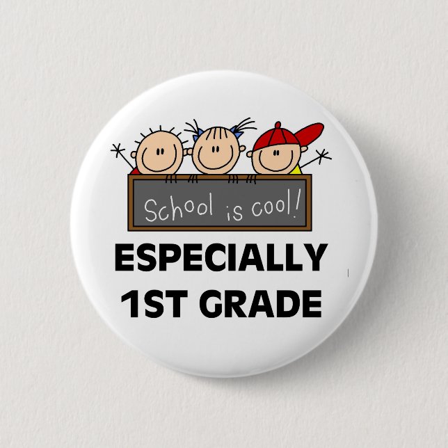 1. Grad-Schule ist cool Button (Vorderseite)