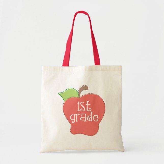 1. Grad Stich-Apples Tragetasche (Vorne)