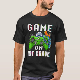1. Grade Funny Game auf 1. Stufe Game Boys Back T T-Shirt