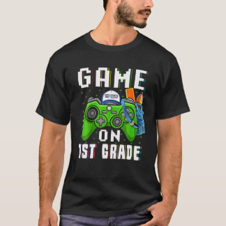 1. Grade Funny Game auf 1. Stufe Game Boys Back T T-Shirt