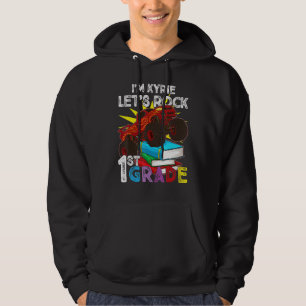 1. Grader Monster Truck Ich bin Kyrie Let's Rock F Hoodie