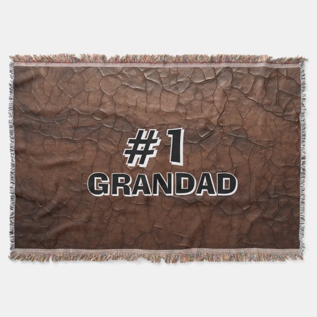 #1 Grandad Leather-look Decke (Vorderseite)