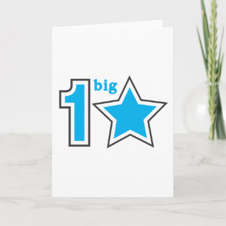 1 GROSSE STERN-GRUSS-KARTE KARTE