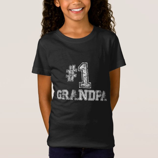 1 Großvater - Das Geschenk des ersten Vaters T-Shirt (Vorderseite)