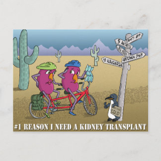 # 1 Grund benötige ich eine Nierentransplantation Postkarte