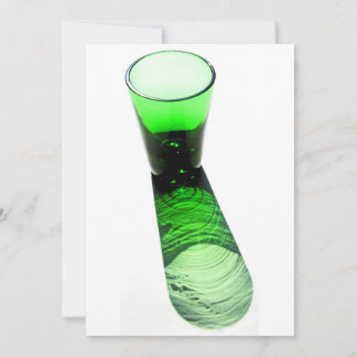 1 Grünes Cocktail-Shotglas