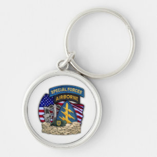 1. Gruppe der Spezialeinheiten grüne Berets Keycha Schlüsselanhänger