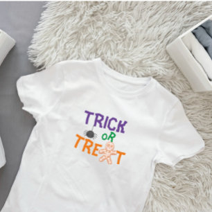 1. Halloween Niedlich Trick oder Trete Baby T-shirt