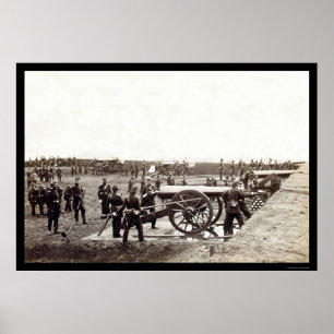 1. Heavy Artillerie von Connecticut in Fort Richar Poster