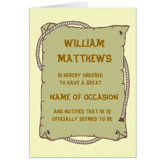 1 heißer Papa-kundenspezifische Karte