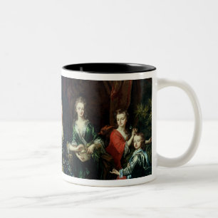 1. Herzog John-Churchill von Marlborough Zweifarbige Tasse