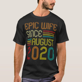 1. Hochzeitstag 1 Jahre Epische Ehefrau seit 20 Ja T-Shirt