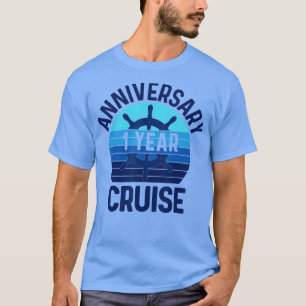 1. Hochzeitstag Kreuzfahrt 1 Jahr Paare Vaca T-Shirt