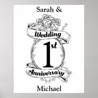 1. Hochzeitstag