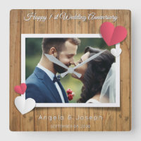 1. Hochzeitstag - Rustikales Holz und Herz